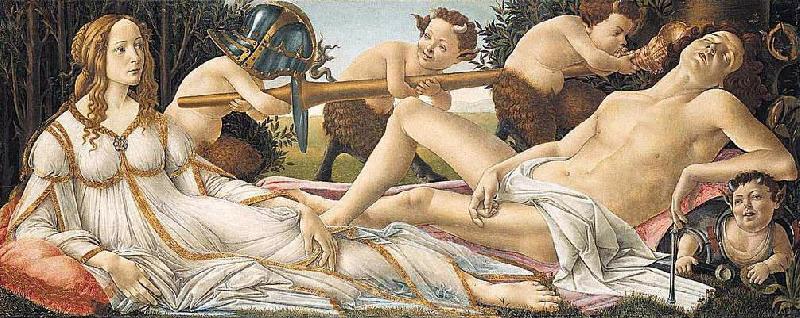 BOTTICELLI, Sandro Venus and Mars fg Spain oil painting art